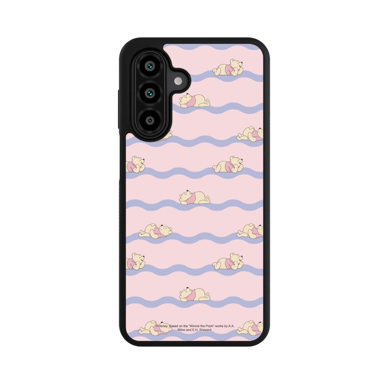 Galaxy A17 5G Base Case Winnie the Pooh Pink Waves