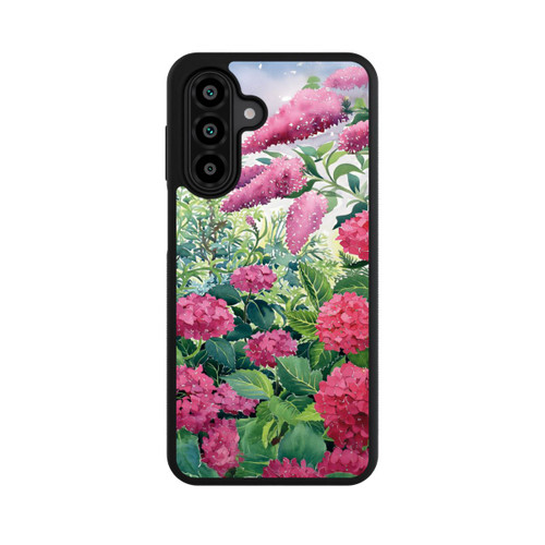 Samsung Galaxy A17 5G Base Case Garden Hydrangeas and Buddleia by Christopher Ryland