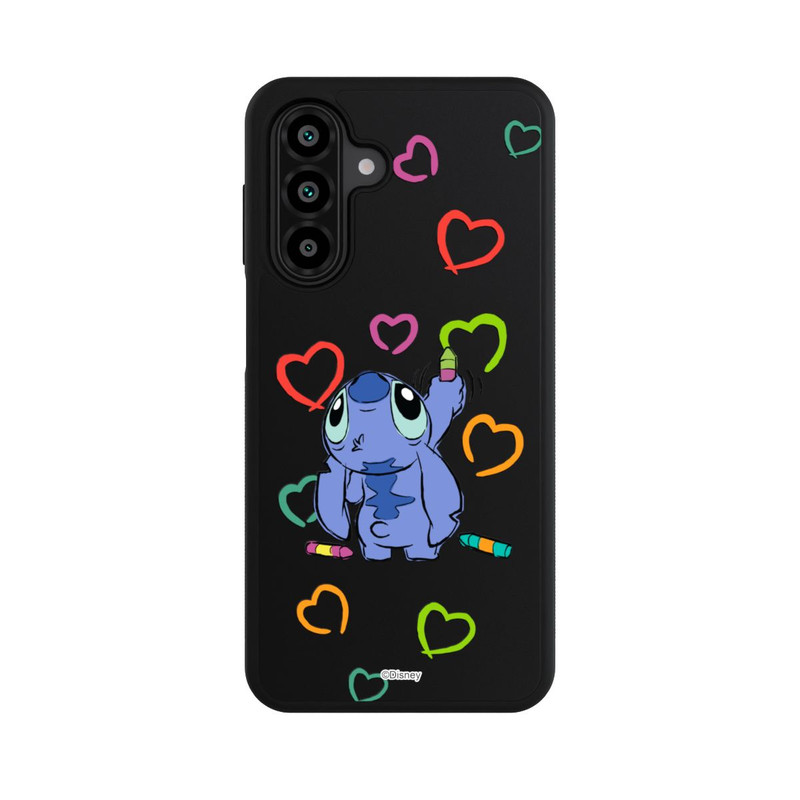Galaxy A17 5G Base Case Stitch Draws a Heart Transparent