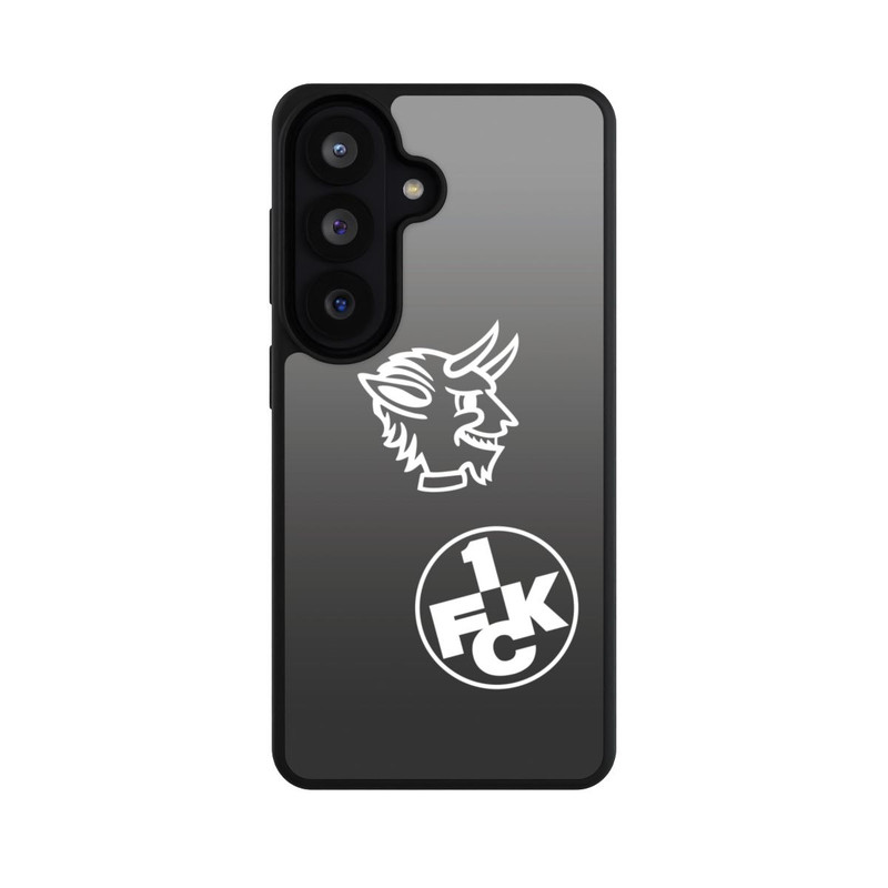 Galaxy S26 Base Case Teufelskopf FCK auf Schwarz