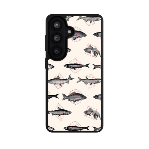 Samsung Galaxy S26 Base Case Fische in Geometrie