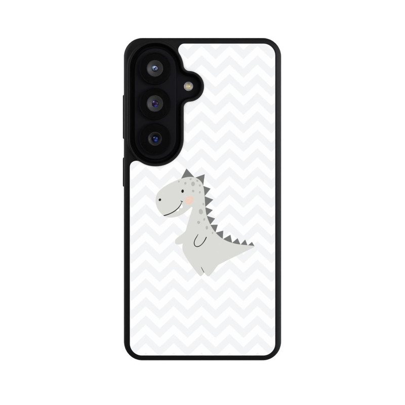 Galaxy S26 Base Case Grauer Dino