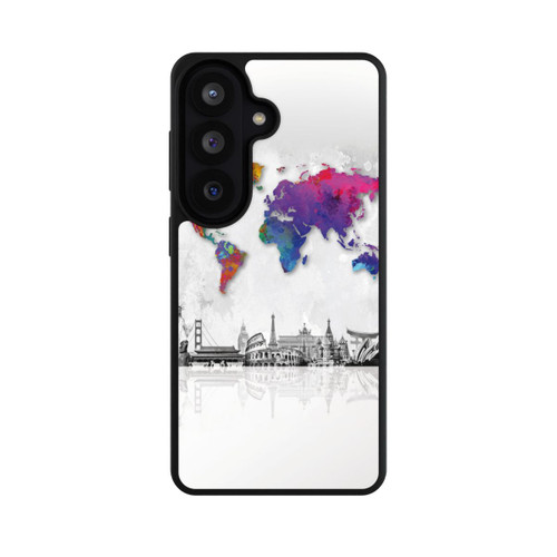 Samsung Galaxy S26 Base Case Weltkarte mit Skyline