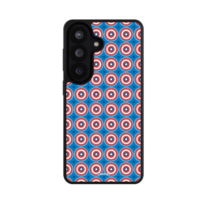 Galaxy S26 Base Case Captain American Shield Pattern