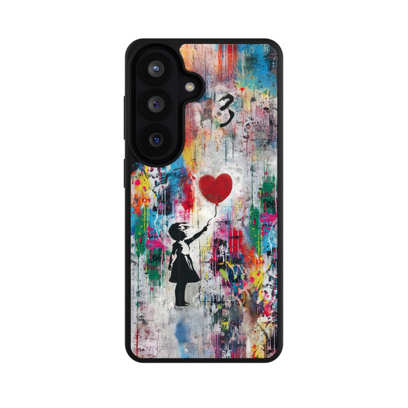 Galaxy S26 Base Case Balloon Girl Colorful