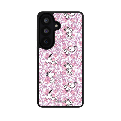 Samsung Galaxy S26 Base Case Peanuts Pink Roses Pattern