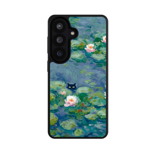 Samsung Galaxy S26 Base Case Katze im Teich Gemälde Impressionismus