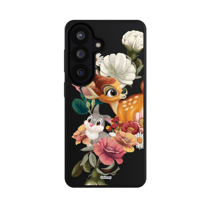 Galaxy S26 Base Case Bambi und Klopfer Blumen Transparent