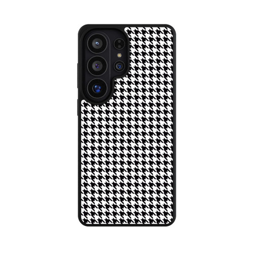 Samsung Galaxy S26 Ultra Base Case Hahnentritt Schwarz Weiß