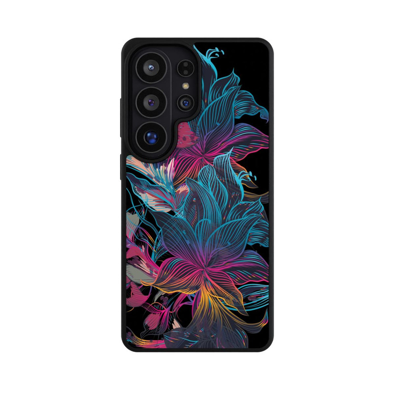 Galaxy S26 Ultra Base Case Neon Flower Power