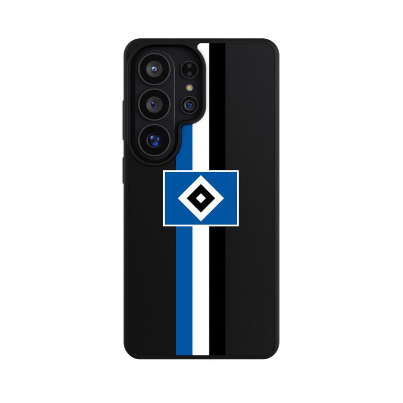 Galaxy S26 Ultra Base Case HSV Streifen - Blau-Weiß-Schwarz - ohne Hintergrund