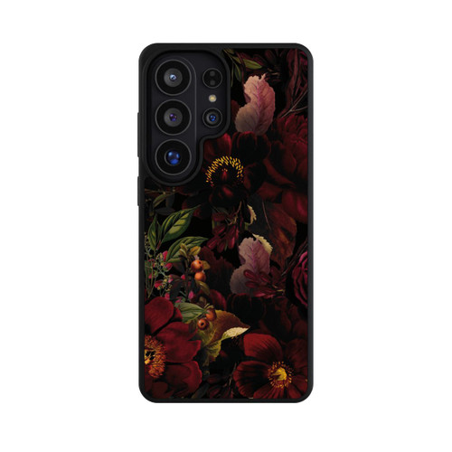 Samsung Galaxy S26 Ultra Base Case Dunkle Rote Vintage Barock Rosen