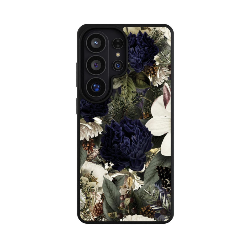 Galaxy S26 Ultra Base Case Dunkle Mitternachts Barock Vintage Blumen