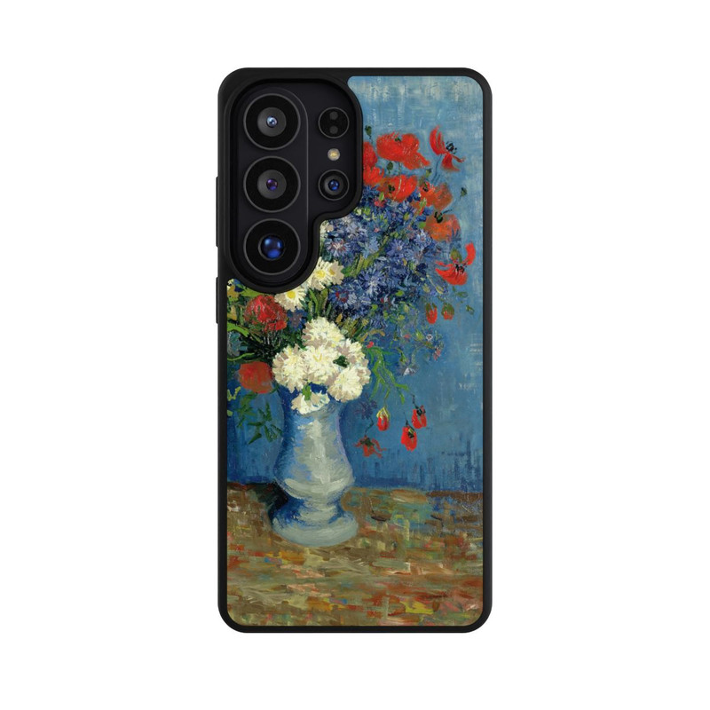 Galaxy S26 Ultra Base Case Stillleben Vase mit Kornblumen und Mohnblumen von Vincent Van Gogh