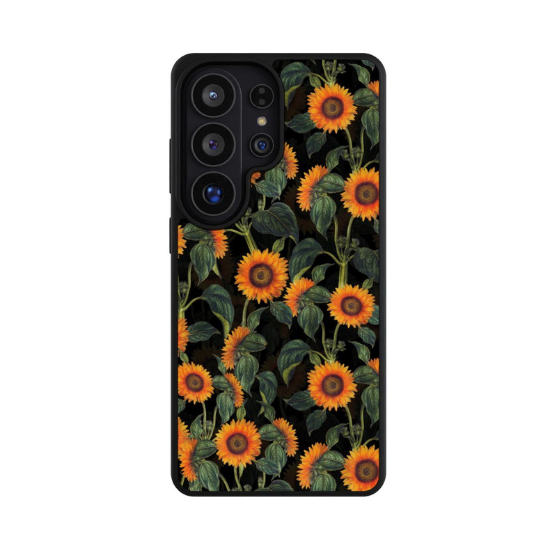 Galaxy S26 Ultra Base Case Sonnenblume schwarz