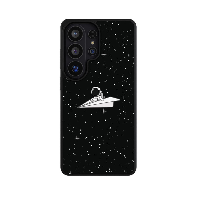 Galaxy S26 Ultra Base Case Astronaut Paper Plane Comic