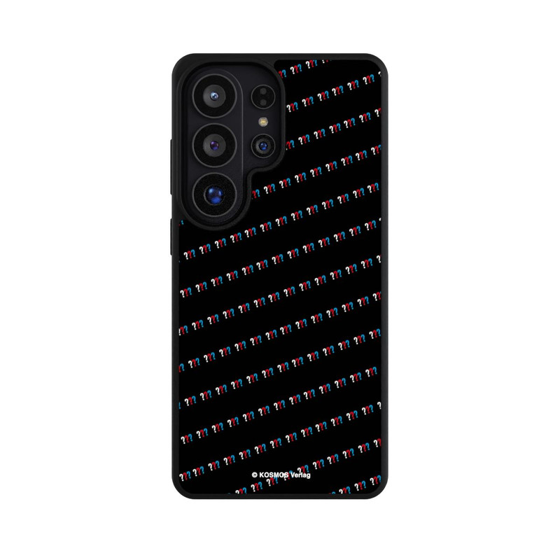 Galaxy S26 Ultra Base Case Drei Fragezeichen Muster Schräg