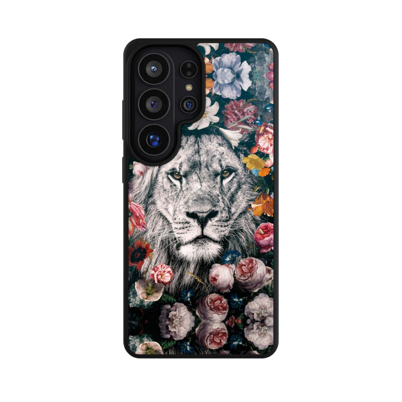Galaxy S26 Ultra Base Case Lion Flowers