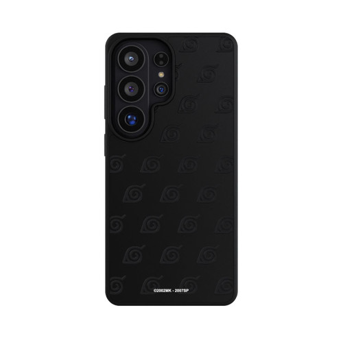 Samsung Galaxy S26 Ultra Base Case Schwarzes Konoha-Muster Transparent