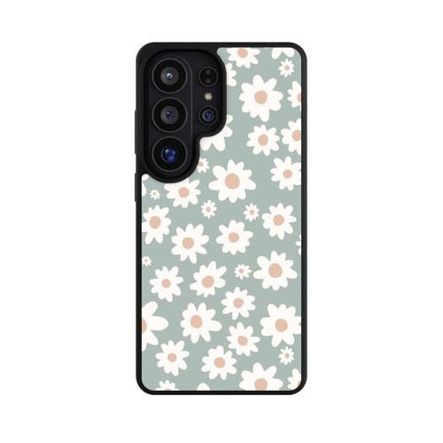 Samsung Galaxy S26 Ultra Base Case Gänseblümchen Muster grün