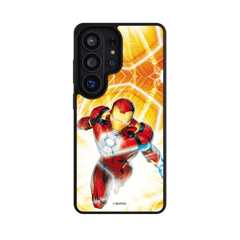 Galaxy S26 Ultra Base Case Iron Man on Fire