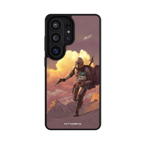 Samsung Galaxy S26 Ultra Base Case Der Mandalorianer und Grogu Sonnenguntergang Wolken