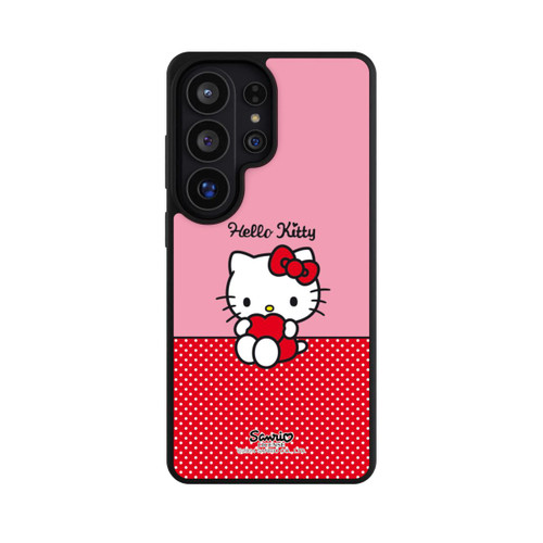 Samsung Galaxy S26 Ultra Base Case Hello Kitty sitzend mit Herz