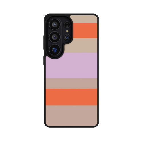 Samsung Galaxy S26 Ultra Base Case Moca Lila Orange Stripes