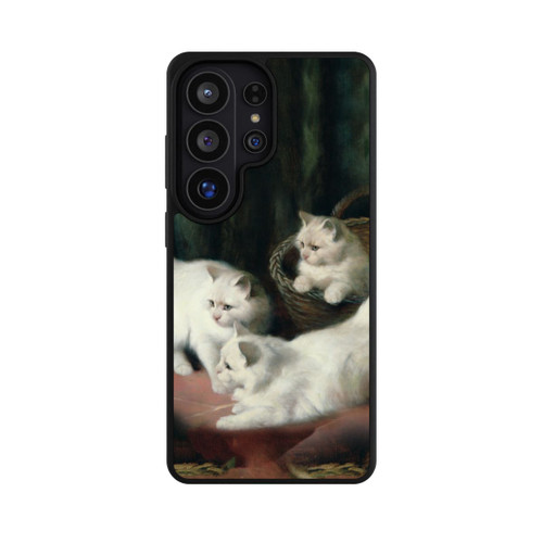 Samsung Galaxy S26 Ultra Base Case Three White Angora Kittens
