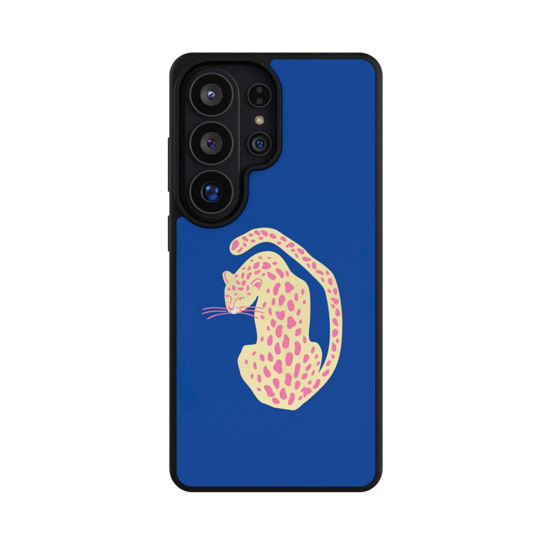Galaxy S26 Ultra Base Case Blue Pink Cat