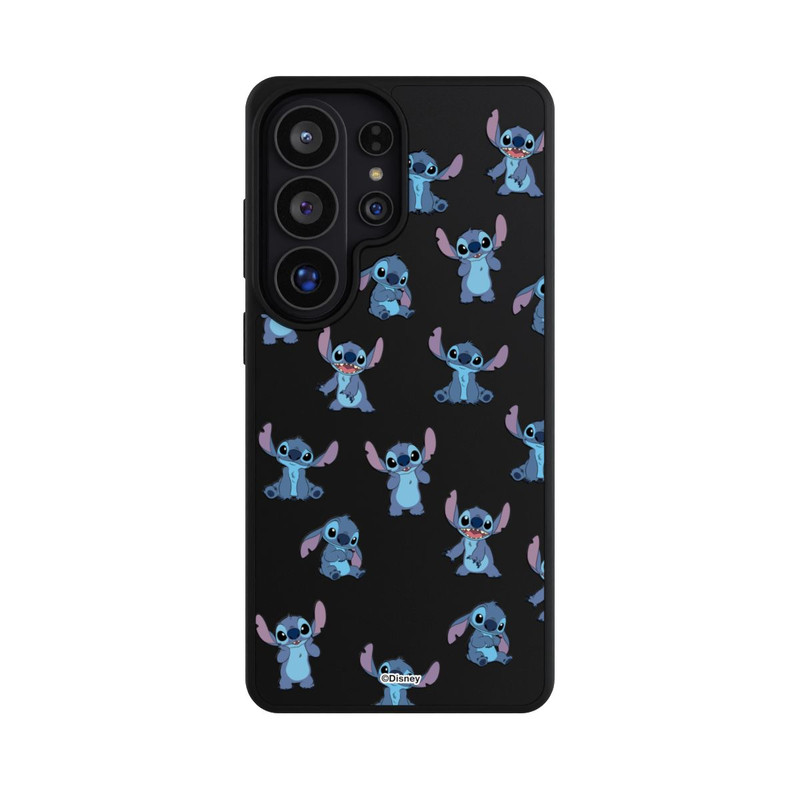 Galaxy S26 Ultra Base Case Stitch Faces Pattern Transparent