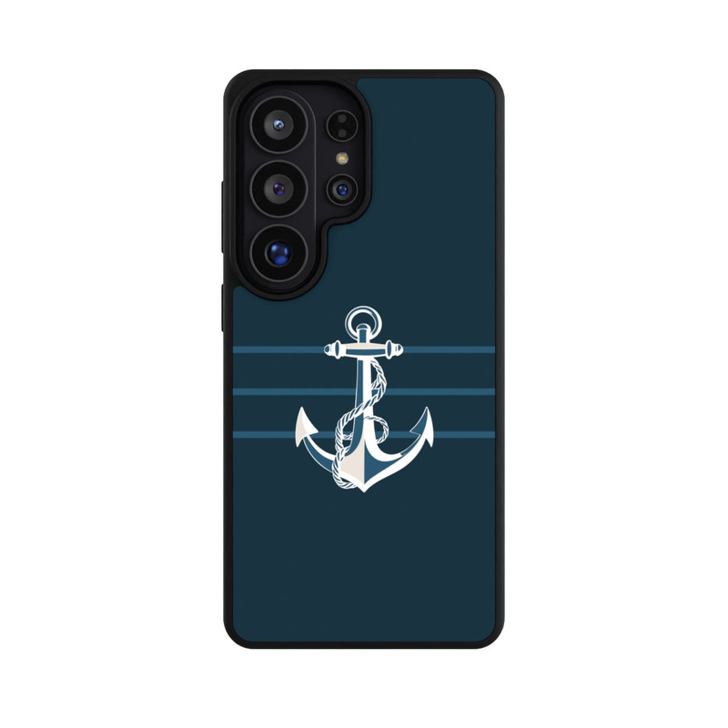 Galaxy S26 Ultra Base Case Anchor Line Blue with AI
