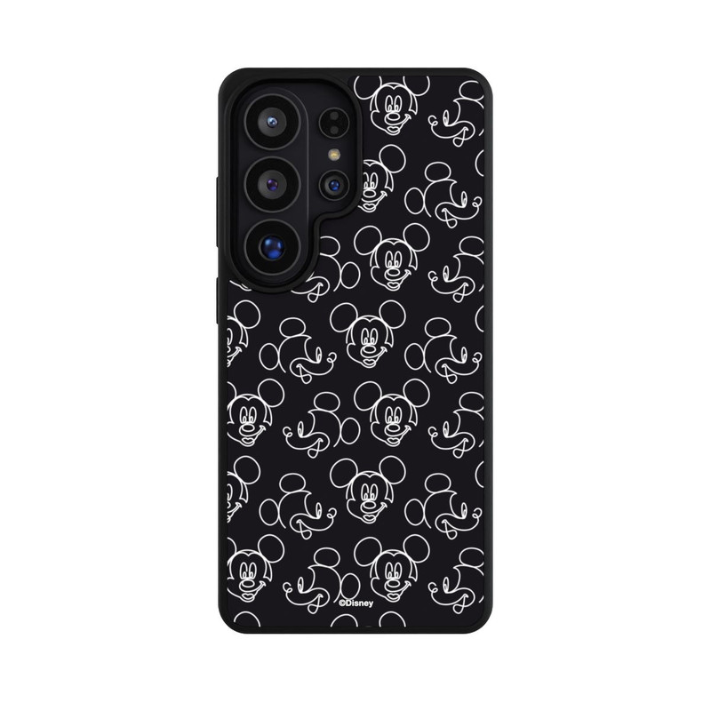 Galaxy S26 Ultra Base Case Disney Mickey Muster Schwarz