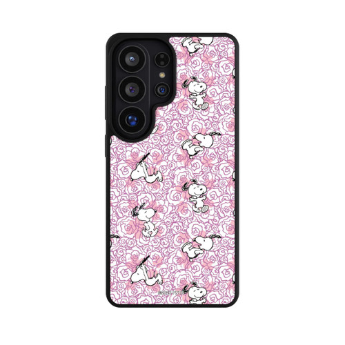 Samsung Galaxy S26 Ultra Base Case Peanuts Pink Roses Pattern