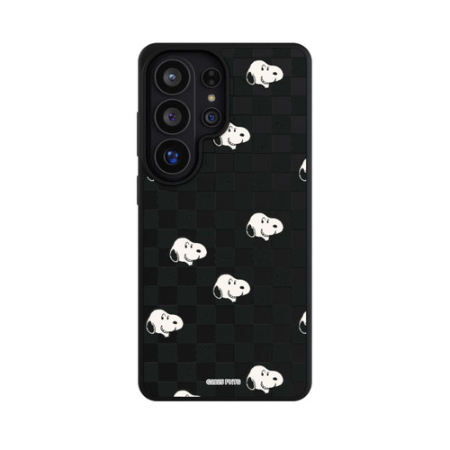 Samsung Galaxy S26 Ultra Base Case Snoopy Checked Pattern