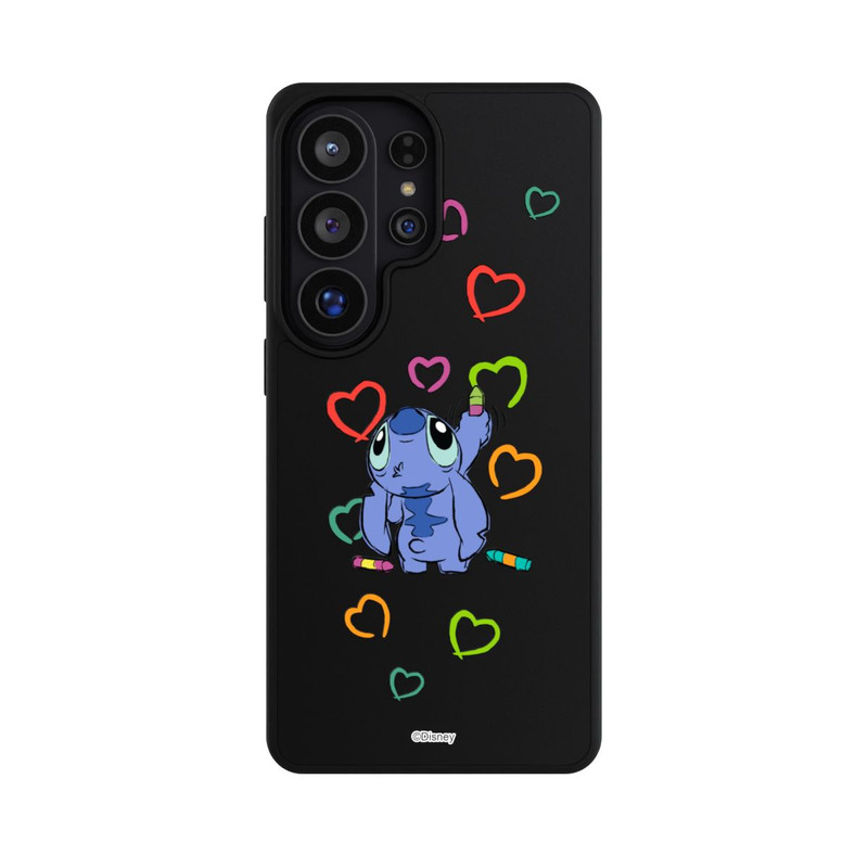 Galaxy S26 Ultra Base Case Stitch Draws a Heart Transparent