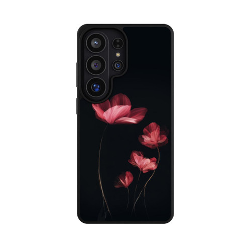 Samsung Galaxy S26 Ultra Base Case Burgunder Blüten schwarz