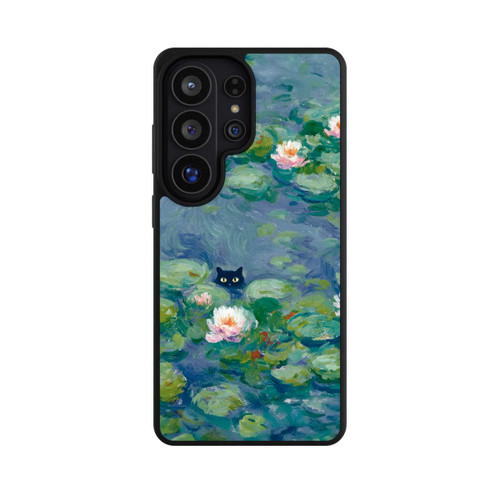 Samsung Galaxy S26 Ultra Base Case Katze im Teich Gemälde Impressionismus