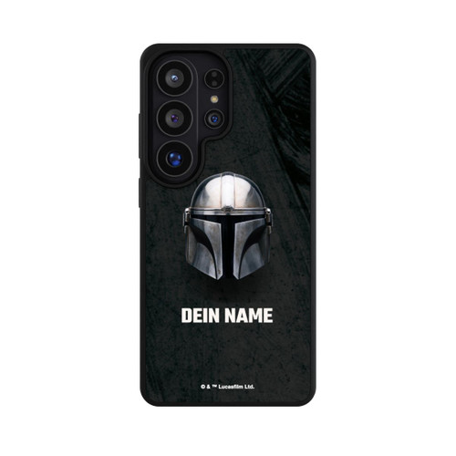Samsung Galaxy S26 Ultra Base Case Star Wars Mandalorian Black Helmet Personalisierbar