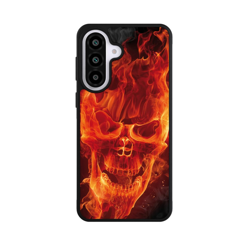 Galaxy A57 5G Base Case Burning Skull
