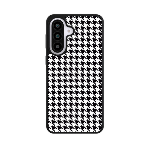 Samsung Galaxy A57 5G Base Case Hahnentritt Schwarz Weiß