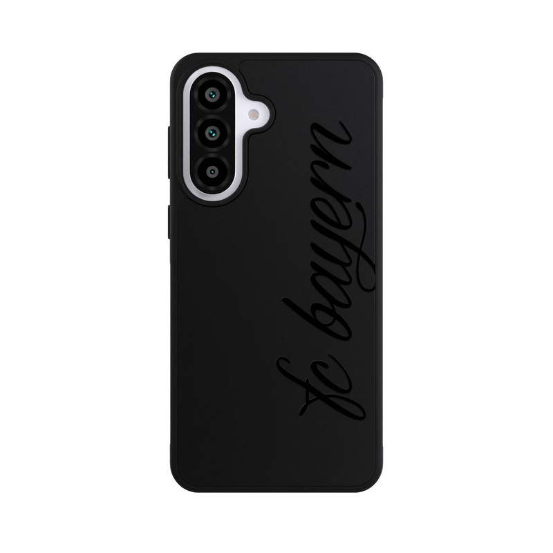 Galaxy A57 5G Base Case Schwarzes FCB Girlmotiv - ohne Hintergrund