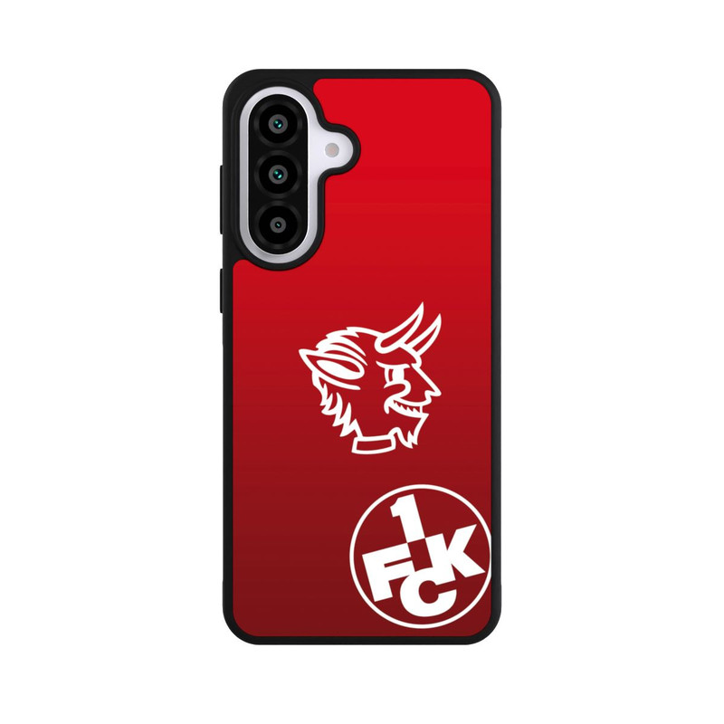 Galaxy A57 5G Base Case Teufelskopf FCK auf Rot