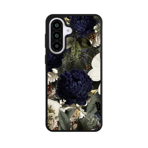 Samsung Galaxy A57 5G Base Case Dunkle Mitternachts Barock Vintage Blumen