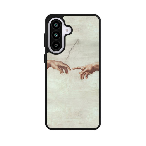Samsung Galaxy A57 5G Base Case Die Hände von Gott und Adam von Michelangelo Buonarroti