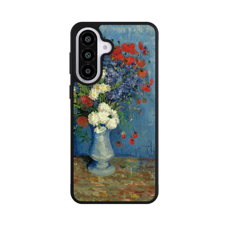Galaxy A57 5G Base Case Stillleben Vase mit Kornblumen und Mohnblumen von Vincent Van Gogh