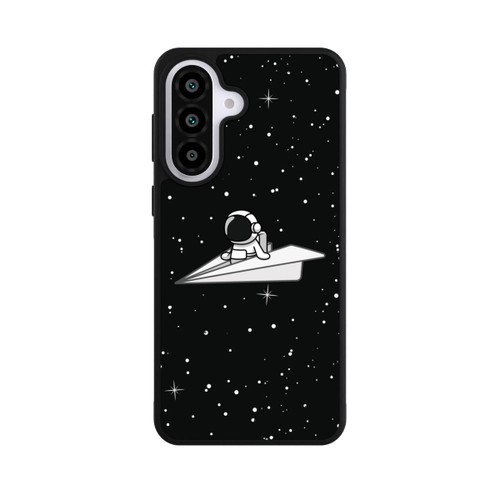 Samsung Galaxy A57 5G Base Case Astronaut Paper Plane Comic