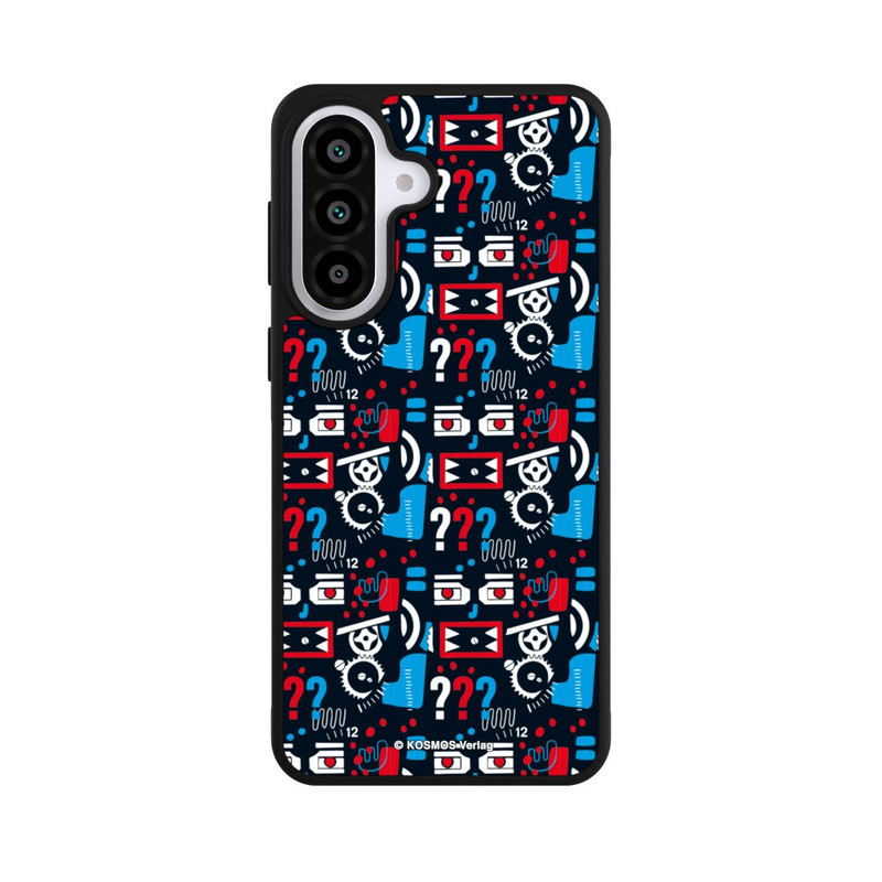 Galaxy A57 5G Base Case Drei Fragezeichen Wildes Muster