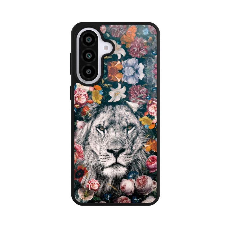 Galaxy A57 5G Base Case Lion Flowers