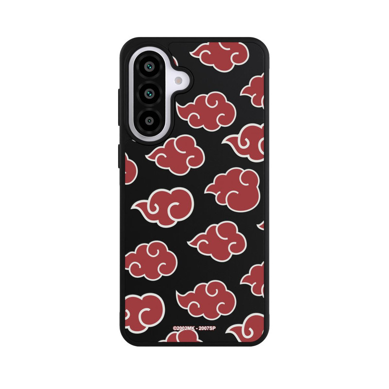 Galaxy A57 5G Base Case Akatsuki Pattern Transparent